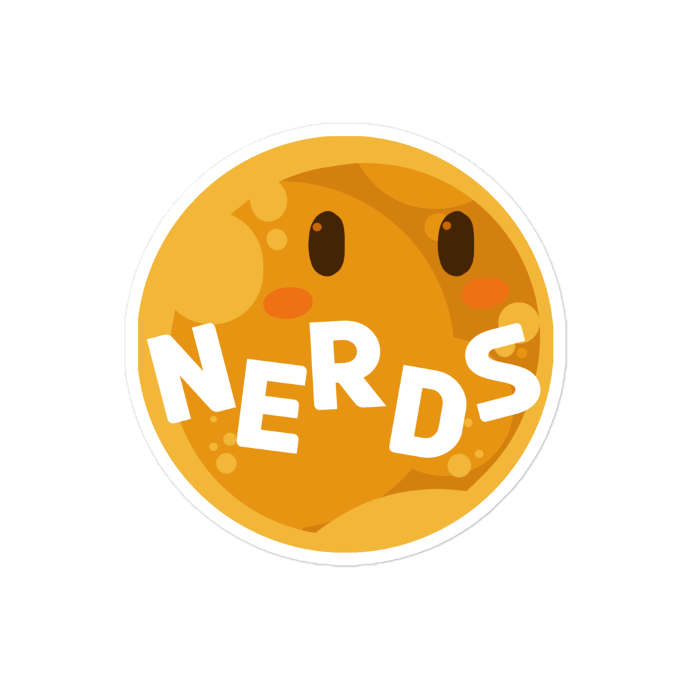 For The Nerds Sticker