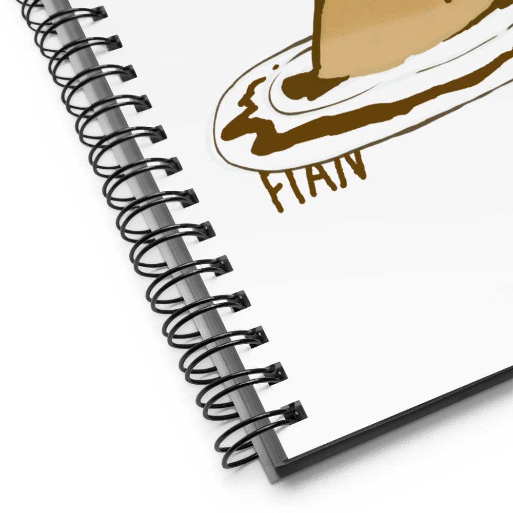 Flan Spiral Notebook