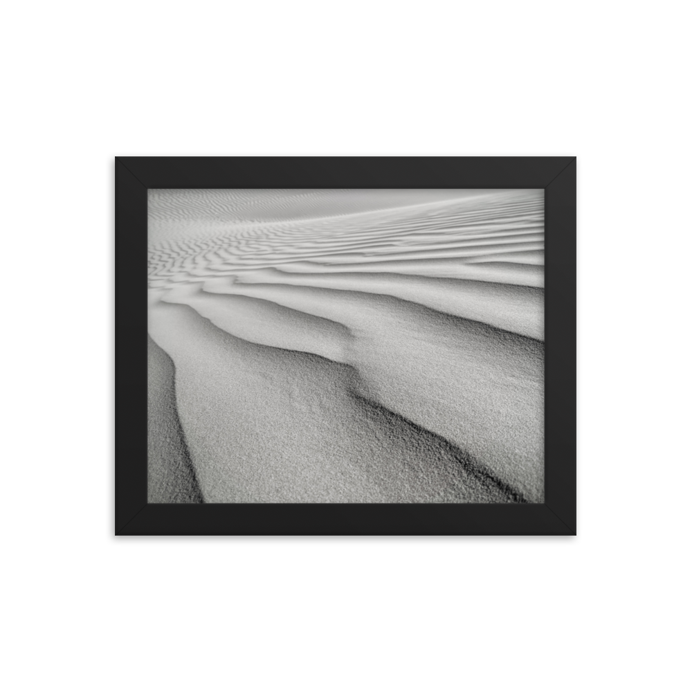 Davis' Grains of Sand Framed Photo Paper Poster